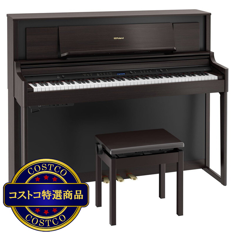 (コストコ) ローランド 電子アップライトピアノ LX706-DRS ダークローズウッド