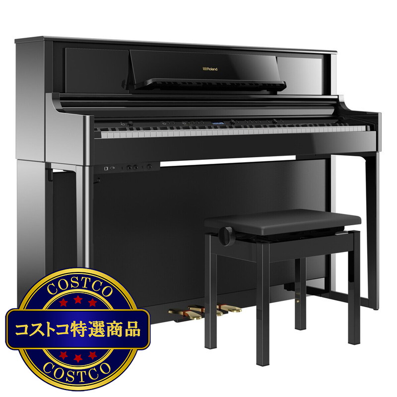 (コストコ) ローランド 電子ピアノ LX705-PES 黒塗鏡面艶出し塗装仕上げ - 画像 (2)