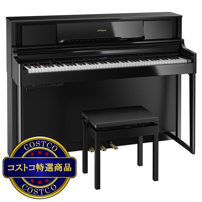 (コストコ) ローランド 電子ピアノ LX705-PES 黒塗鏡面艶出し塗装仕上げ