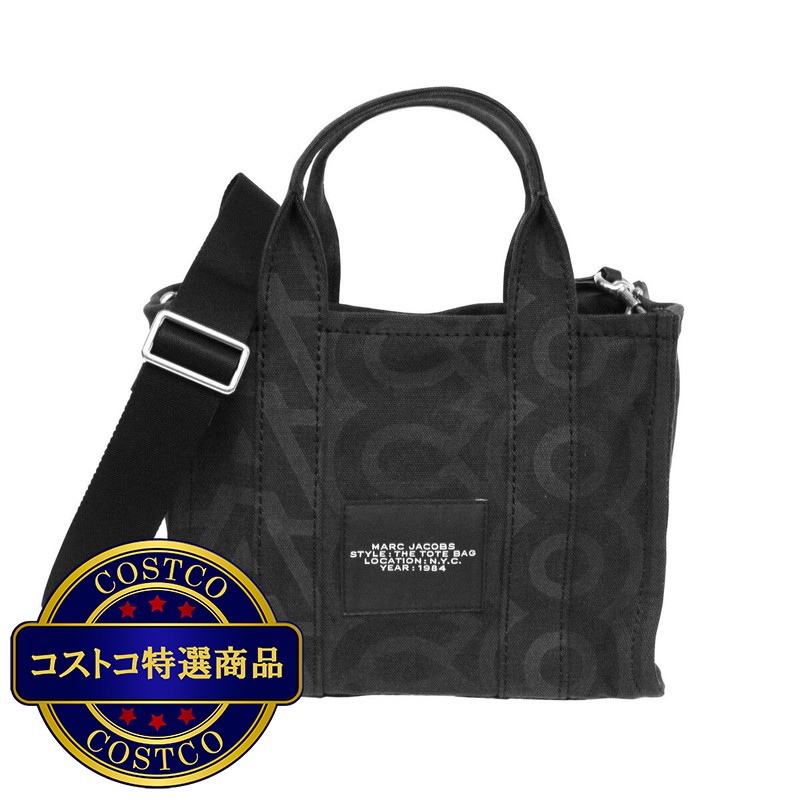 (コストコ) マークジェイコブス モノグラム トートバッグ ミニ  - ブラック