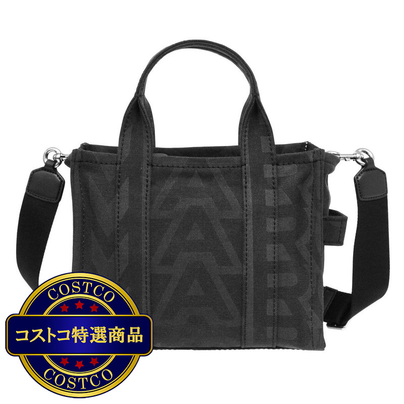 (コストコ) マークジェイコブス モノグラム トートバッグ ミニ - ブラック - 画像 (3)