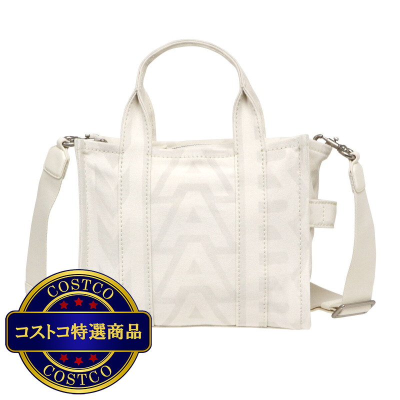 (コストコ) マークジェイコブス モノグラム トートバッグ ミニ - ホワイト - 画像 (3)