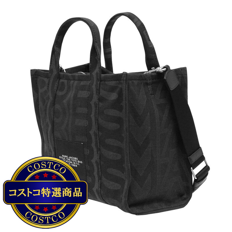 (コストコ) マークジェイコブス モノグラム トートバッグ ミディアム - ブラック - 画像 (2)