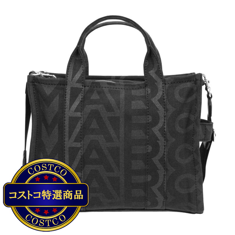 (コストコ) マークジェイコブス モノグラム トートバッグ ミディアム - ブラック - 画像 (3)