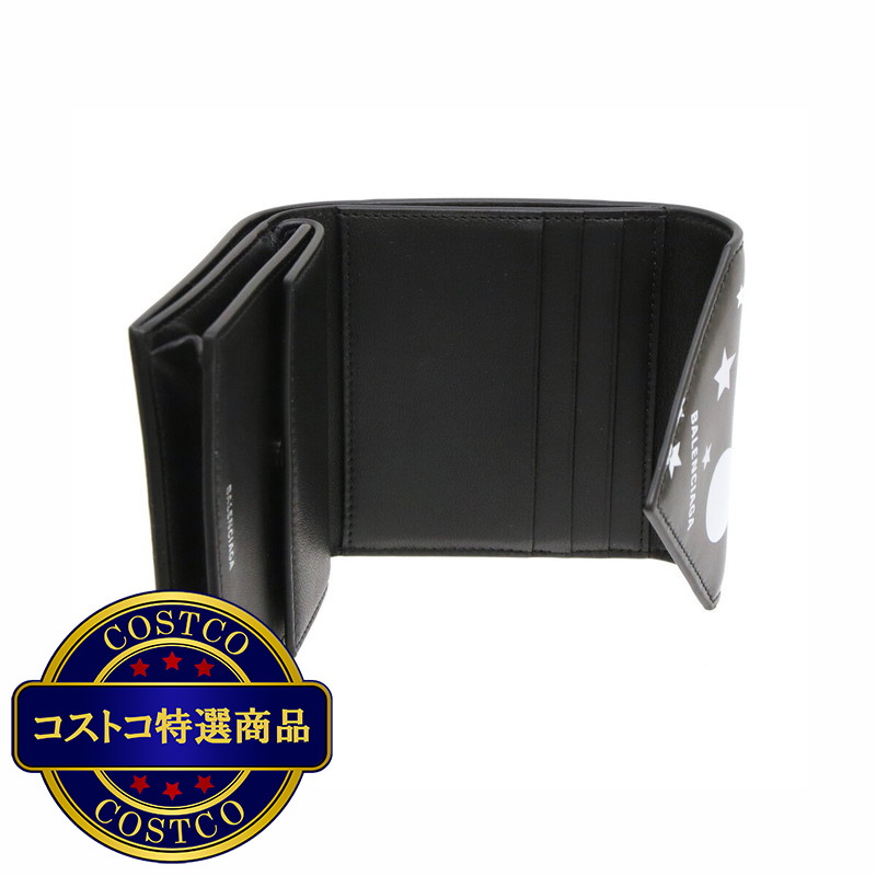 (コストコ) バレンシアガ 三つ折り財布 スター - 画像 (4)