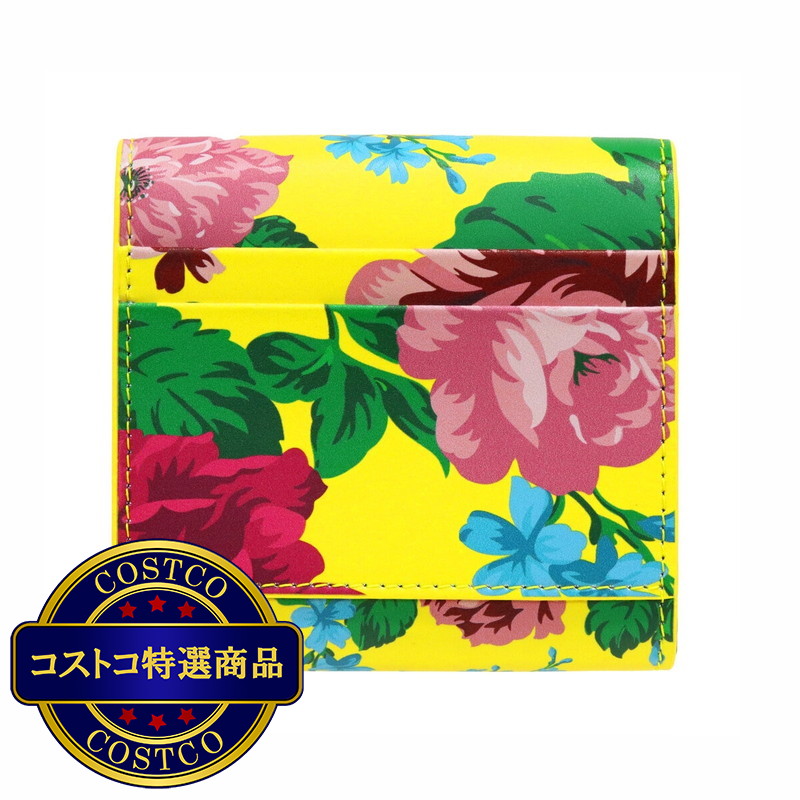 (コストコ) バレンシアガ 三つ折り財布 フラワー - 画像 (3)