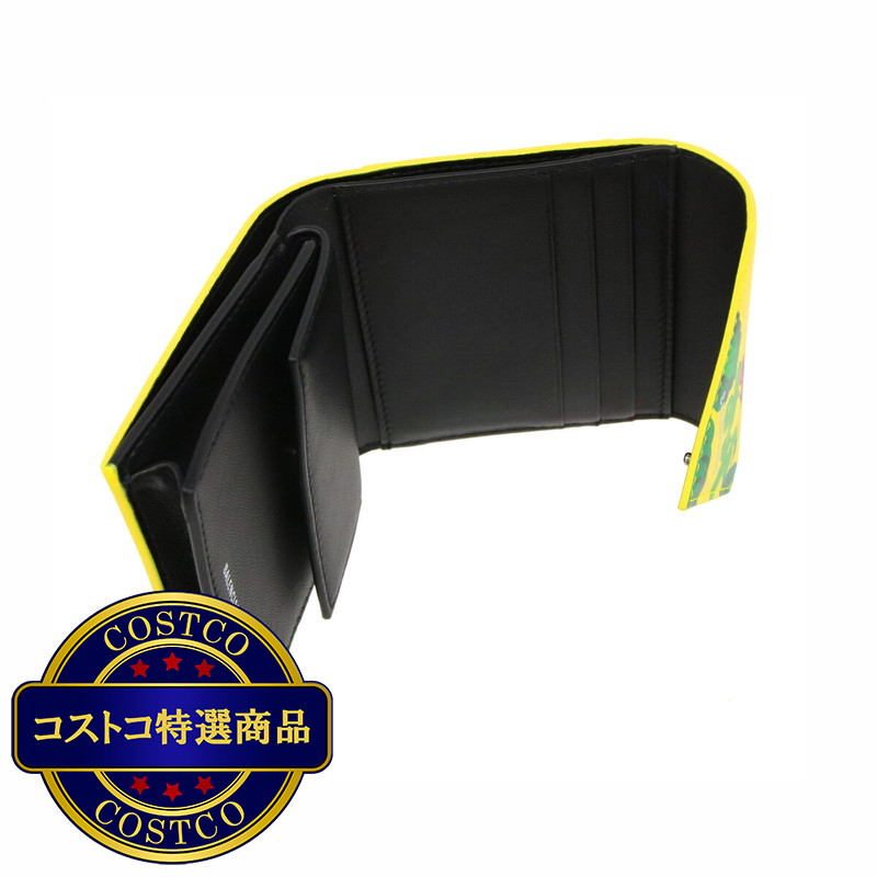 (コストコ) バレンシアガ 三つ折り財布 フラワー - 画像 (4)