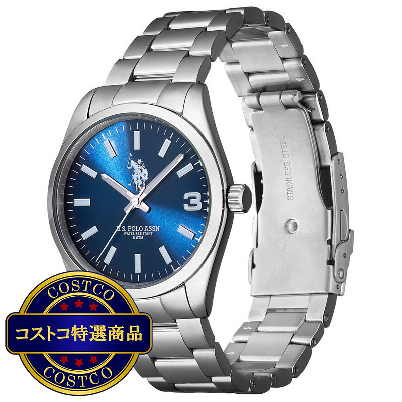 (コストコ) ユーエスポロアッスン ポイントゲッター クォーツ ウォッチ ブルー US-22BL - 画像 (2)