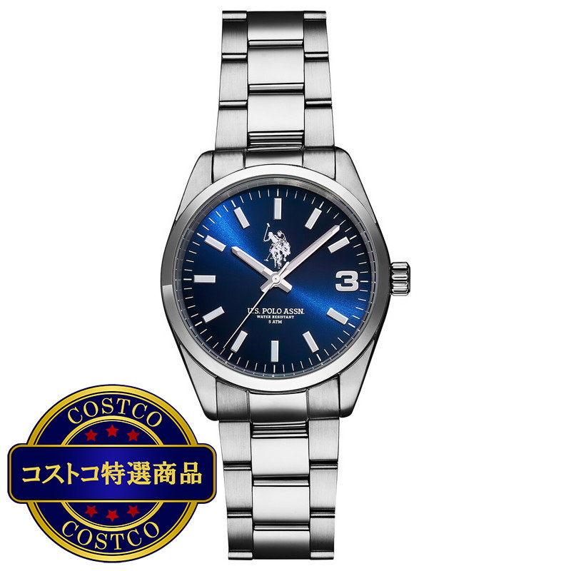 (コストコ) ユーエスポロアッスン ポイントゲッター クォーツ ウォッチ ブルー US-22BL