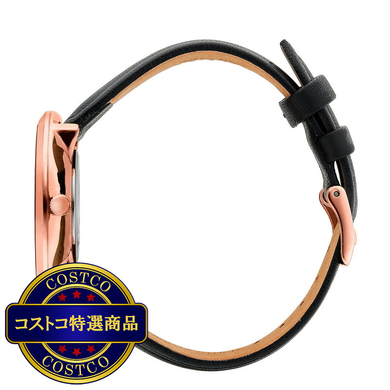 (コストコ) ユーエスポロアッスン クォーツ ウォッチ ブラック x ブラック US-24BKBK - 画像 (3)