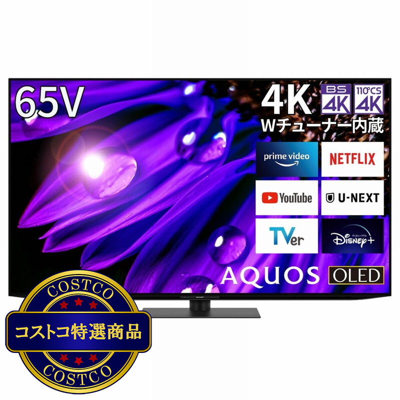 (コストコ) シャープ アクオス 65インチ 4K有機ELテレビ 4T-C65EQ1