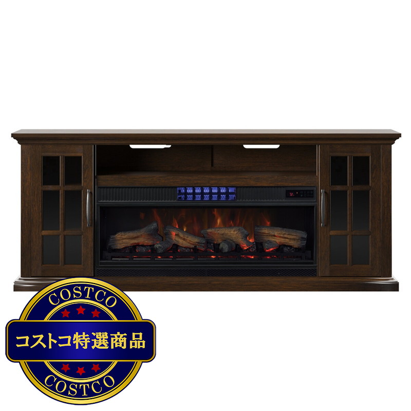 (コストコ) Tresanti 電気暖炉付きテレビ台 送風機能付き - 画像 (2)