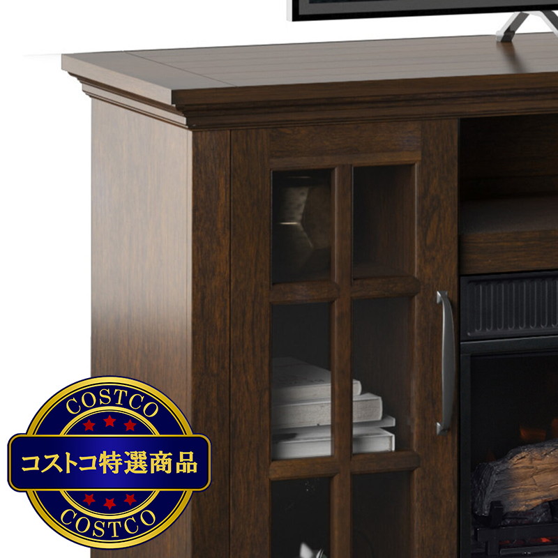 (コストコ) Tresanti 電気暖炉付きテレビ台 送風機能付き - 画像 (3)