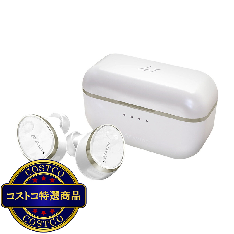 (コストコ) AVIOT 完全ワイヤレスイヤホン TE-BD11tR ポーラホワイト