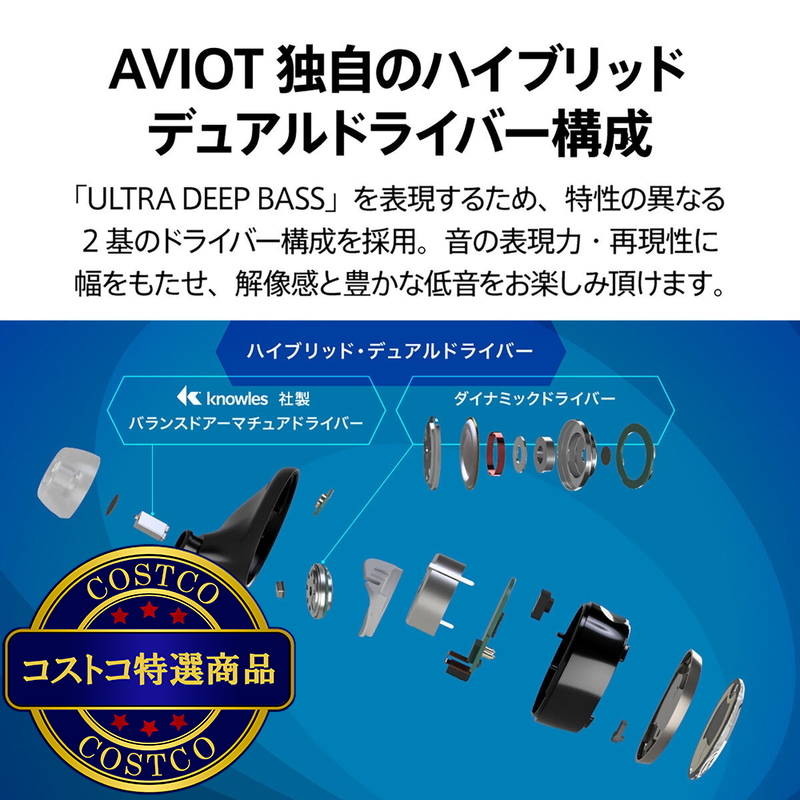 AVIOT 完全ワイヤレスイヤホン TE-BD11tR - 画像 (4)