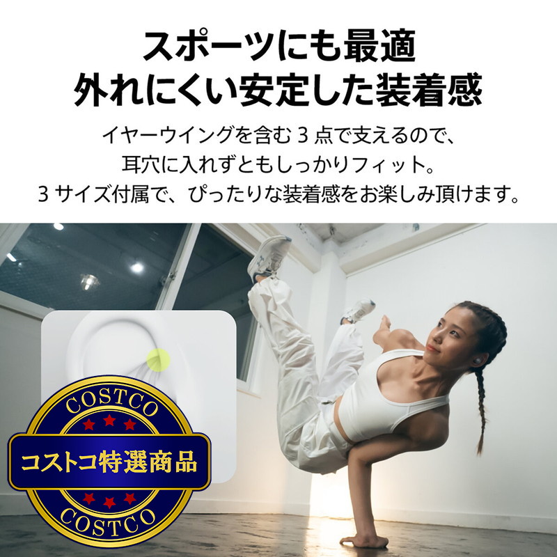 (コストコ) AVIOT 完全ワイヤレスイヤホン TE-M1 - 画像 (2)