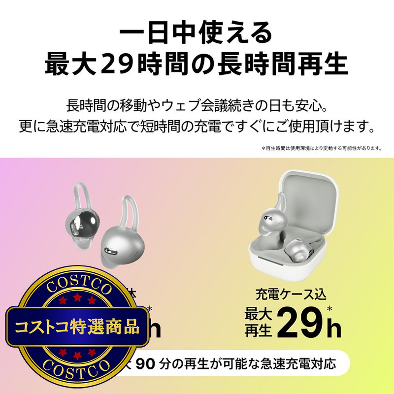 (コストコ) AVIOT 完全ワイヤレスイヤホン TE-M1 - 画像 (3)