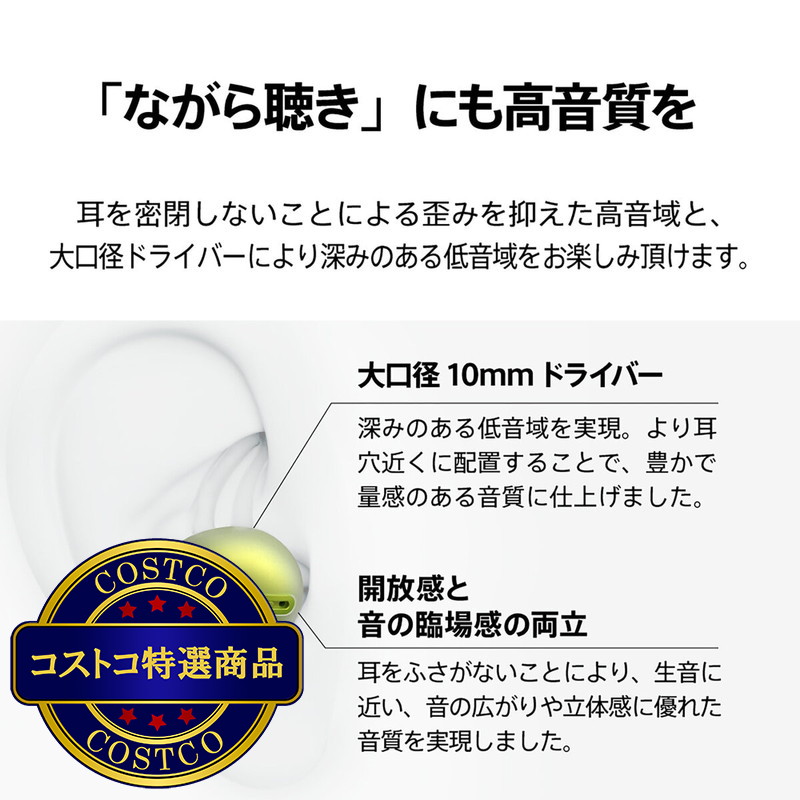 (コストコ) AVIOT 完全ワイヤレスイヤホン TE-M1 - 画像 (4)