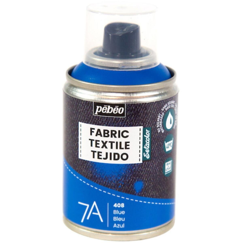 ペベオ 布用水性アクリルペイントスプレー 7A Spraysセタスプレー 100ml ブルー