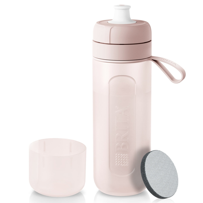 (コストコ) ブリタ ボトル型浄水器 アクティブ マイクロディスクカートリッジ3個付き モーヴローズ