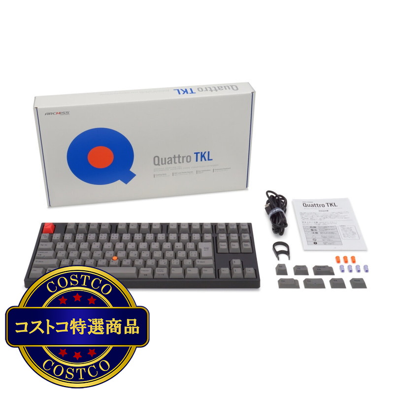 (コストコ) ARCHISS Quattro TKL キーボード / Cherry MX 静音赤軸 / AS-KBQ91 / SRGBA - 画像 (4)