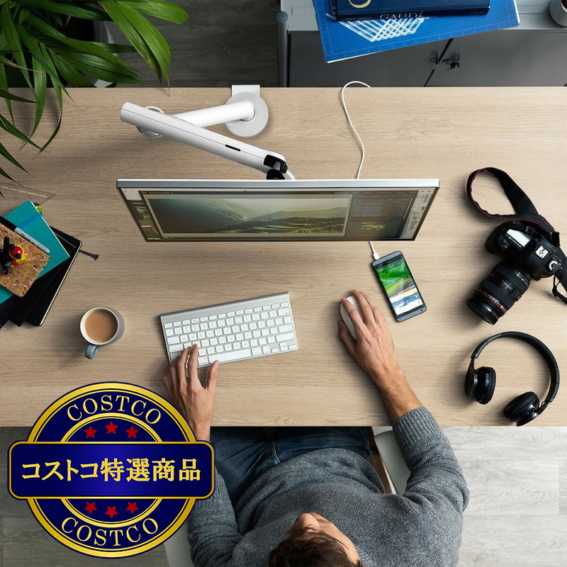 (コストコ) Colebrook Bosson Saunders Flo エルゴノミクス モニターアーム - 画像 (4)