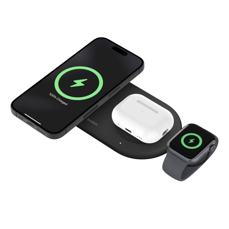 (コストコ) Belkin BoostCharge Pro Qi2 3-in-1 ワイヤレス充電パッド 15W - 画像 (3)