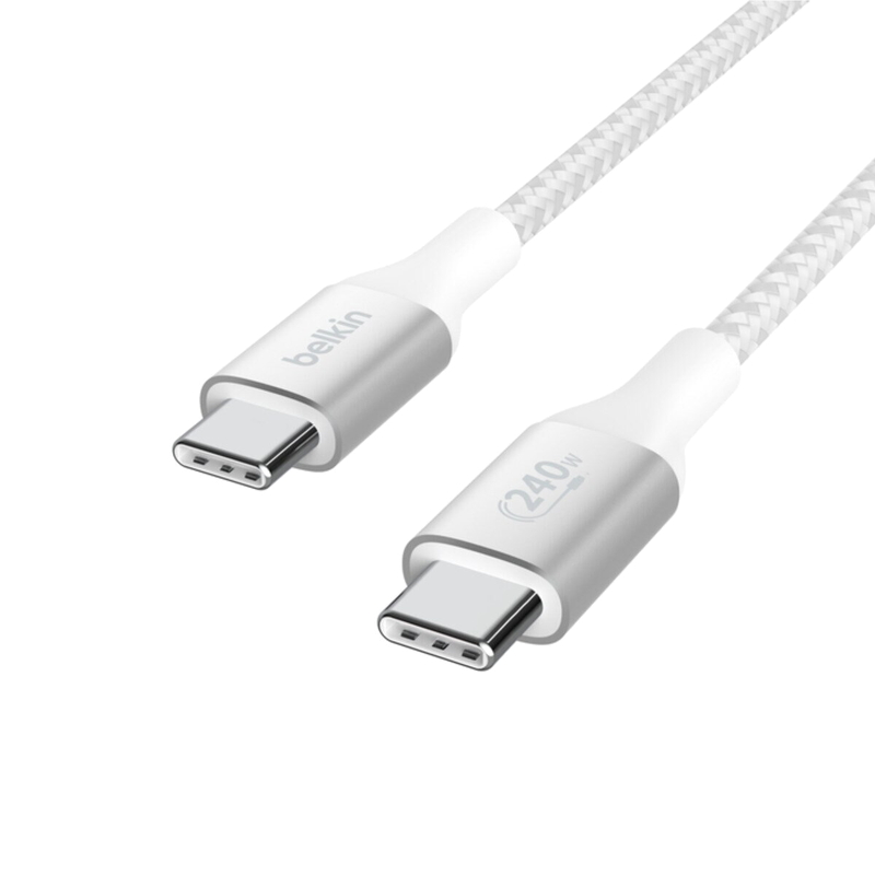 (コストコ) Belkin BoostCharge 240W USB-C ケーブル 1m ホワイト CAB015BT1MWH - 画像 (2)