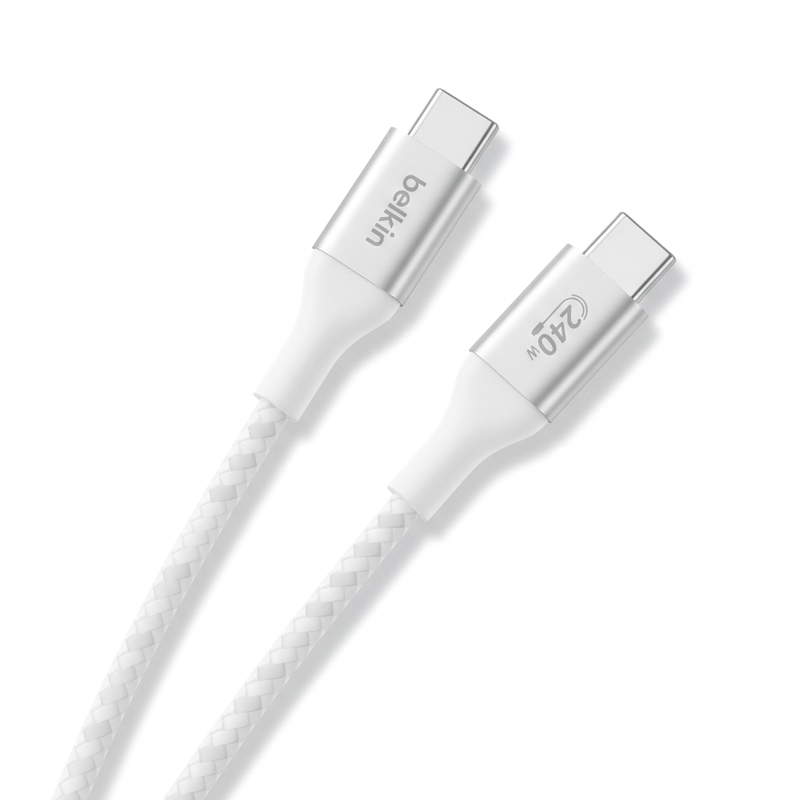 (コストコ) Belkin BoostCharge 240W USB-C ケーブル 1m ホワイト CAB015BT1MWH