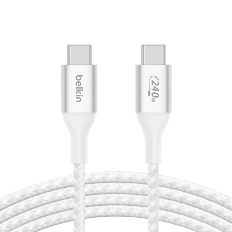 (コストコ) Belkin BoostCharge 240W USB-C ケーブル 1m ホワイト CAB015BT1MWH - 画像 (3)