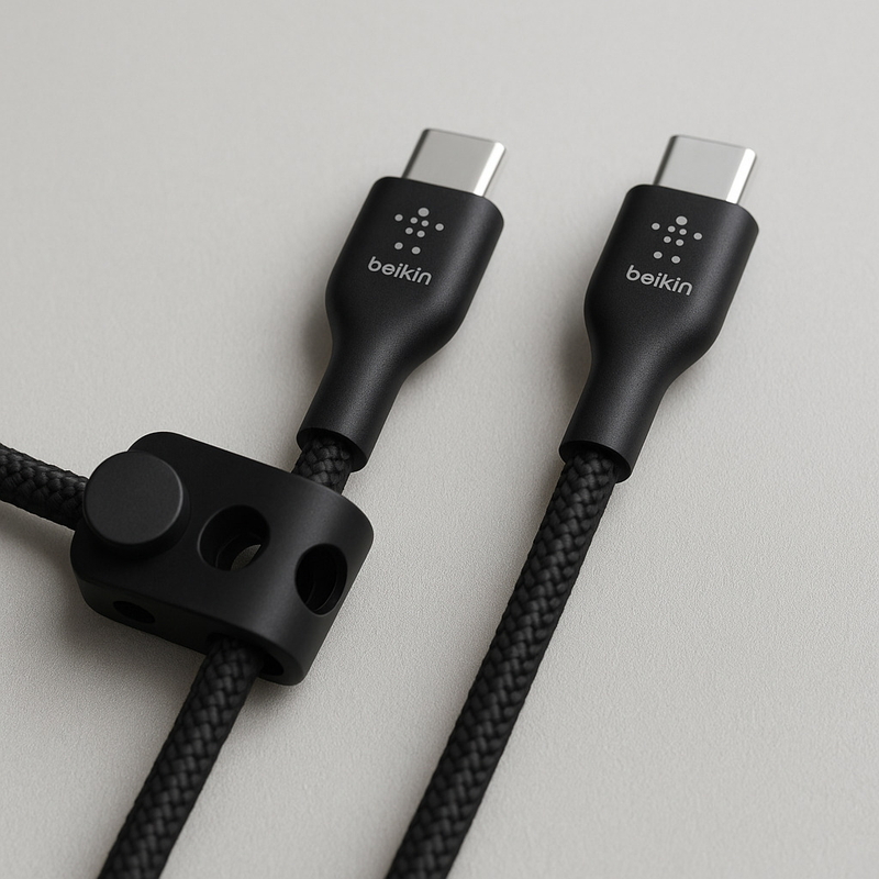 (コストコ) Belkin BoostCharge Pro Flex USB-C to USB-C ケーブル 60W 1m ブラック CAB011BT1MBK