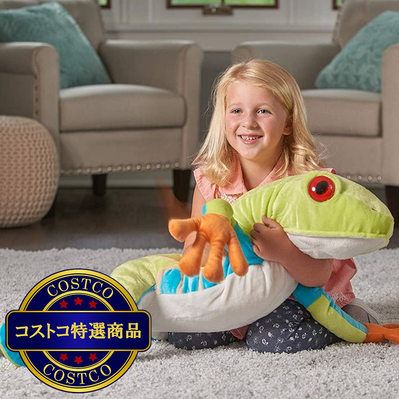 (コストコ) ワイルドリパブリック 赤目アマガエル ぬいぐるみ 特大 - 画像 (3)