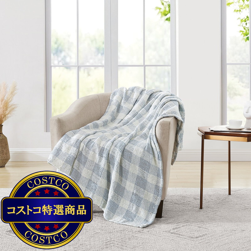 (コストコ) シェニール 大判ひざ掛け 127cm x 177cm - 画像 (2)