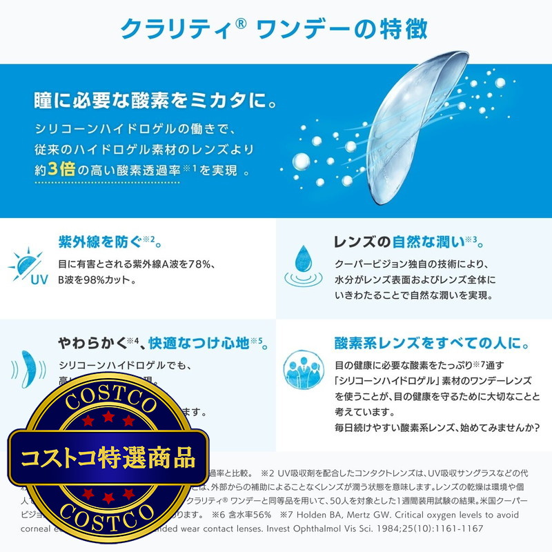 (コストコ) 【処方指示書の提出が必要です】クラリティ ワンデー 90枚入り - 画像 (3)