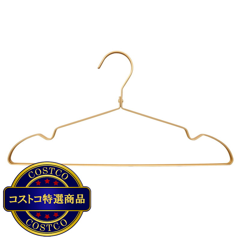 (コストコ) チャナカンパニー Balmy Hanger(バルミーハンガー) 「MOTTE」ハンガー 18本セット TP-ECA01-42-6ST - 画像 (2)