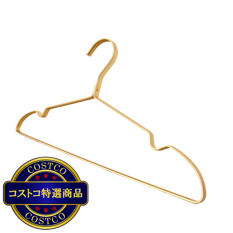 (コストコ) チャナカンパニー Balmy Hanger(バルミーハンガー) 「MOTTE」ハンガー 18本セット TP-ECA01-42-6ST - 画像 (4)