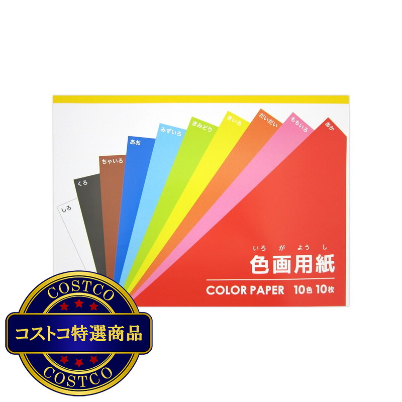 (コストコ) 色画用紙セミB4 10枚 x 10冊 253×352ｍｍ