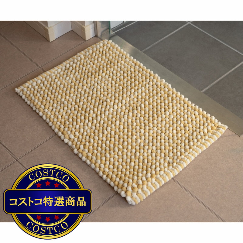 (コストコ) インド手織りバスマット スター 40x60cm 2枚セット
