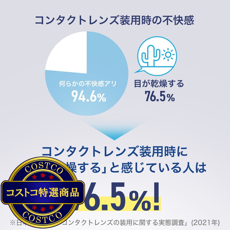 (コストコ) デイリーズ アクティブ™ 100枚入り (ベースカーブ 8.7) - 画像 (3)