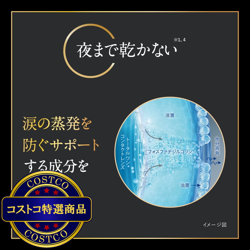 (コストコ) 【処方指示書の提出が必要です】デイリーズ トータル ワン? 乱視用 30枚入り (ベースカーブ 8.6) - 画像 (2)