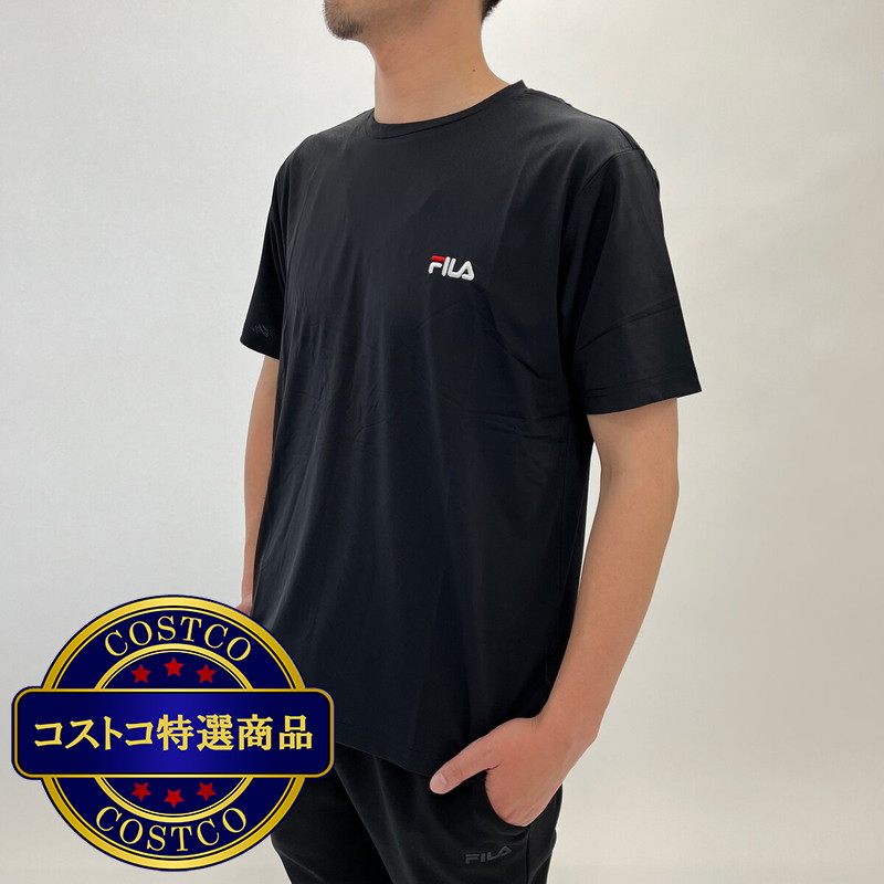 (コストコ) FILA メンズ 接触冷感 半袖 Tシャツ