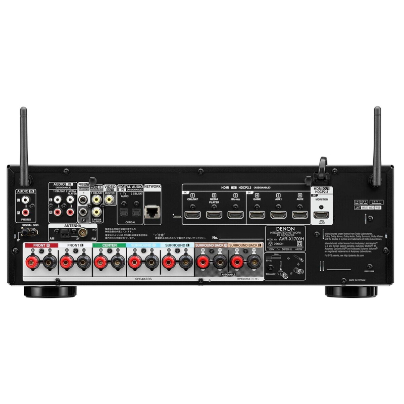 (コストコ) デノン 7.2ch サラウンドレシーバー AVRX1700HK - 画像 (2)