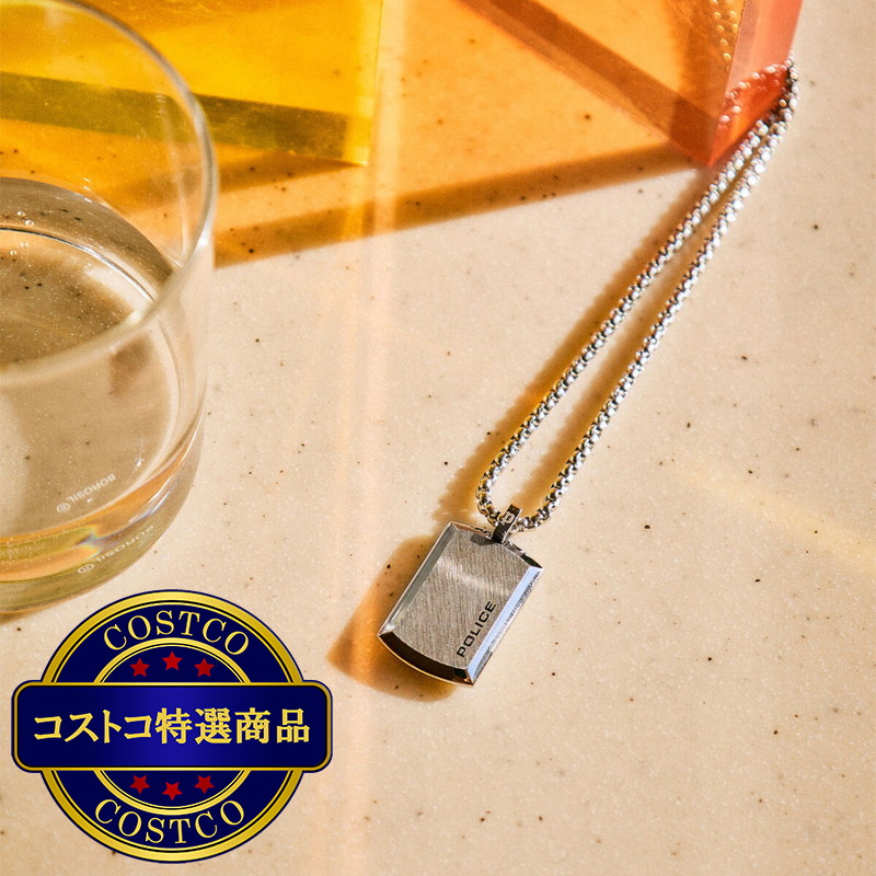 (コストコ) ポリス プレートペンダント M シルバー