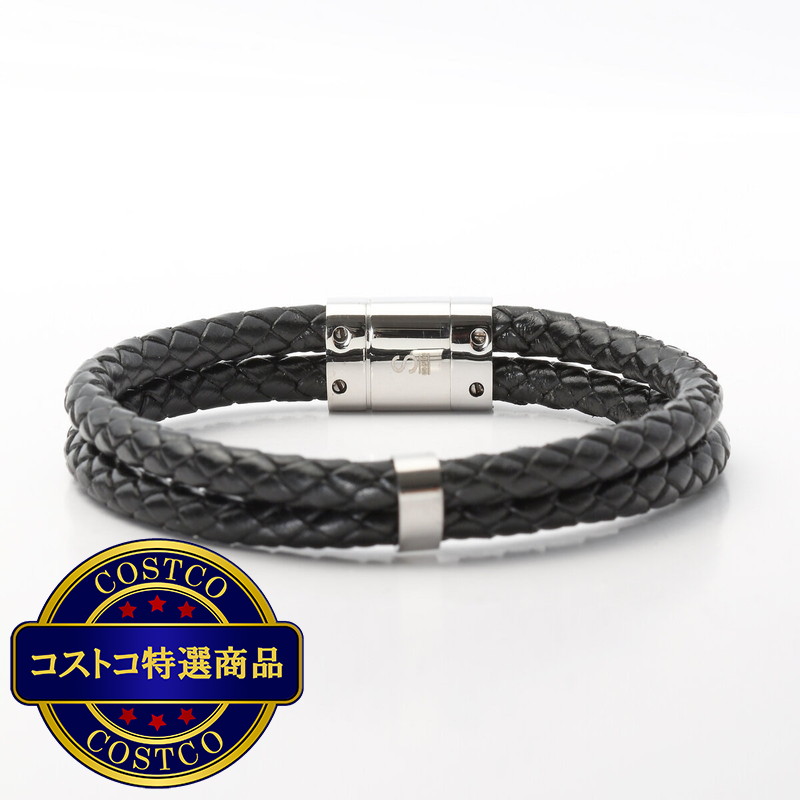 (コストコ) ポリス Roadster ブレスレット ブラックレザー - 画像 (3)