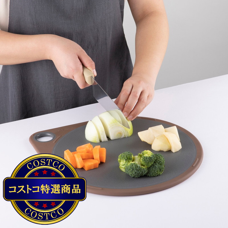 (コストコ) 貝印 丸いまな板&包丁セット - 画像 (4)