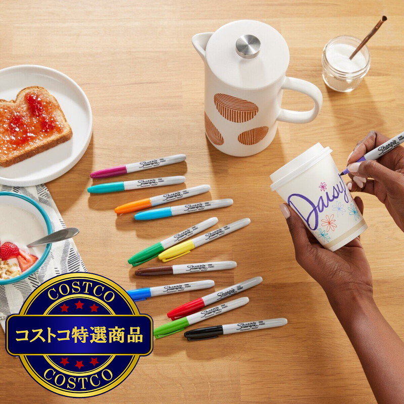 (コストコ) シャーピー カラーバースト F 24色セット - 画像 (2)