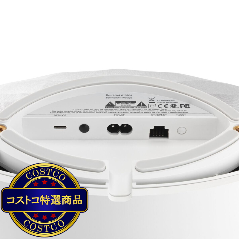 (コストコ) バウワースアンドウィルキンス スピーカー フォーメーション ウェッジ シルバー - 画像 (3)