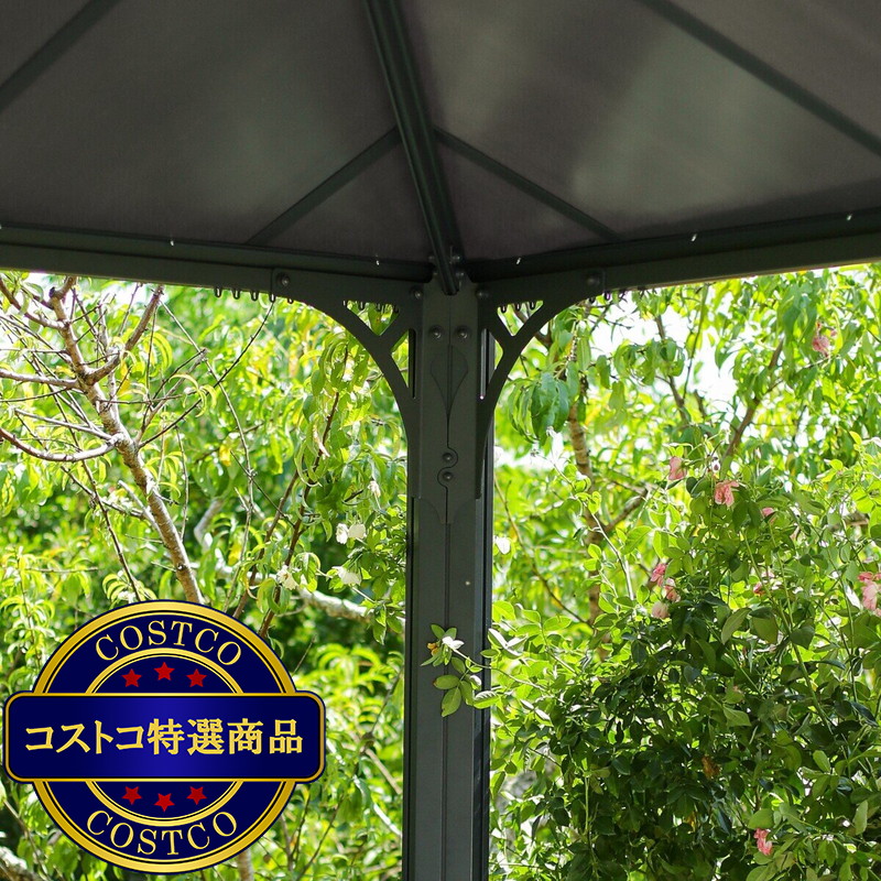 (コストコ) パルラム カノピア パレルモ 3600 12x12フィート (360cm x 360cm) グレー - 画像 (3)