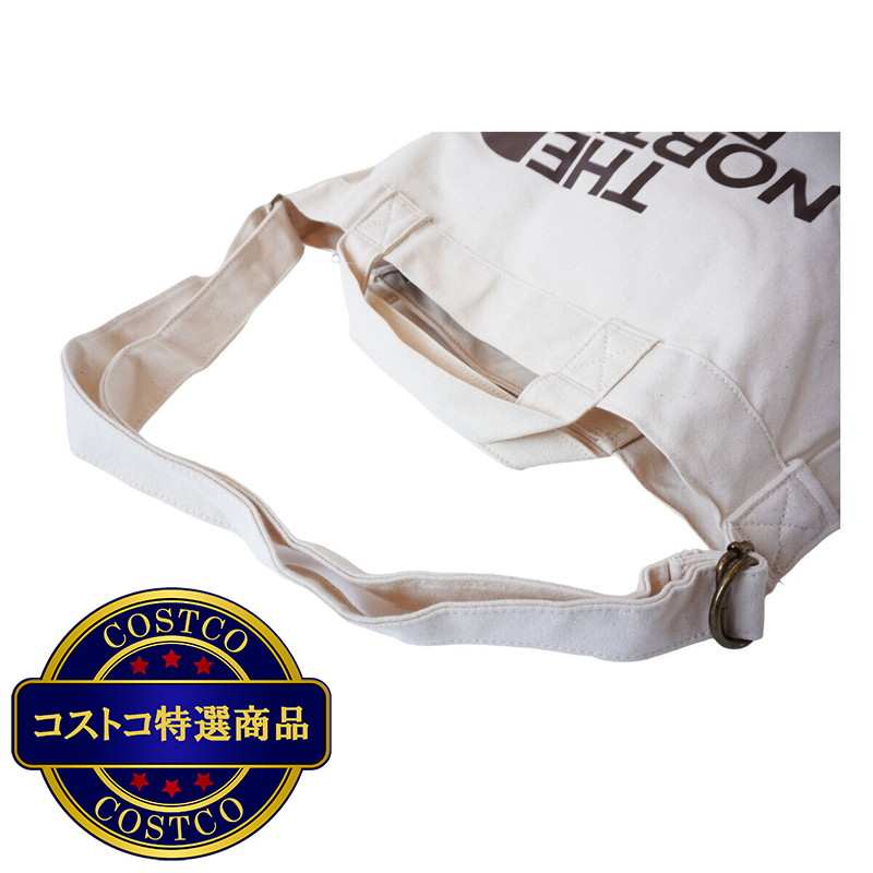 (コストコ) ザ・ノース・フェイス ロゴ キャンバス トートバッグ - 画像 (4)