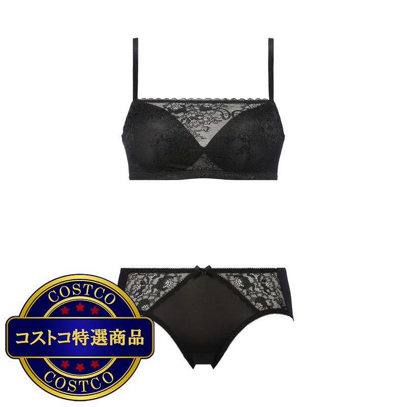 (コストコ) トリンプ・インターナショナル・ジャパン レーシー ノンワイヤーブラ＆ショーツセット
